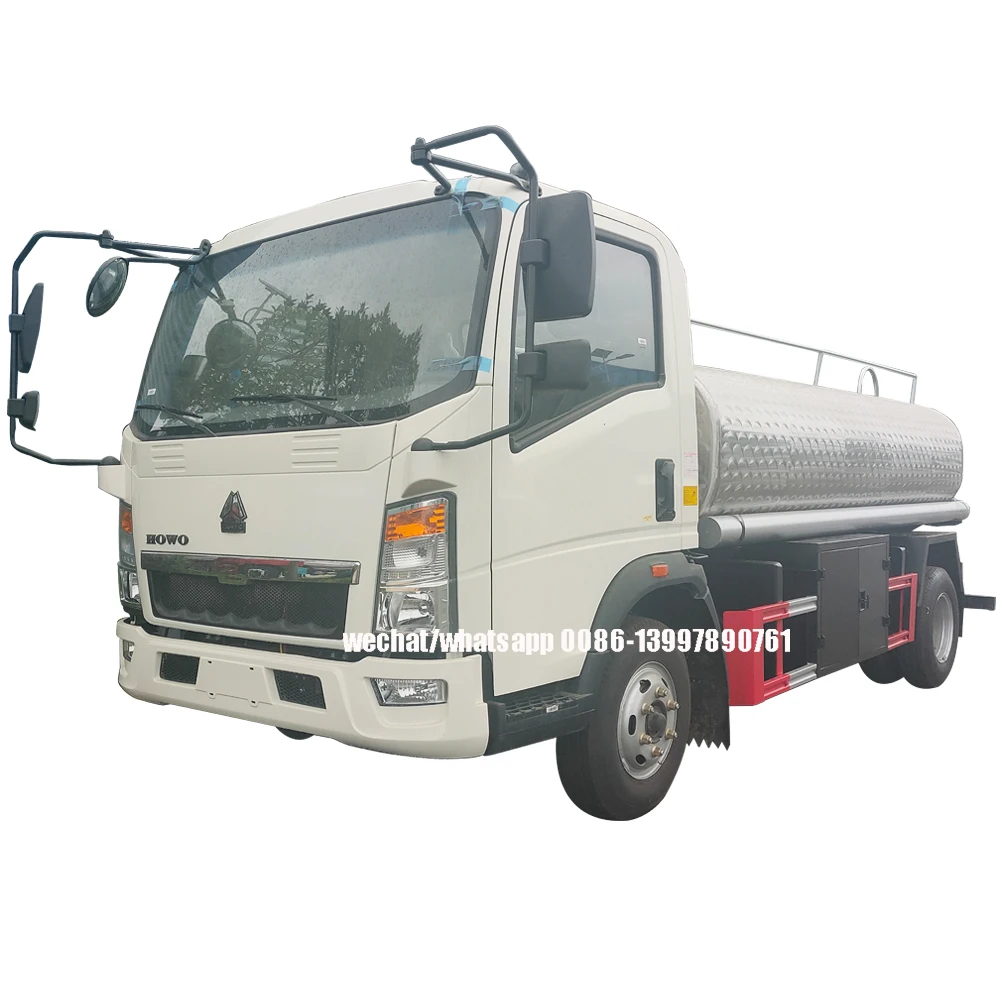 CLW Milk Tank Truck Manufacturer Sale SINOTRUCK HOWO 8000liters Stainless Steel Milk Tanker Truck /Milk Delivery Truck