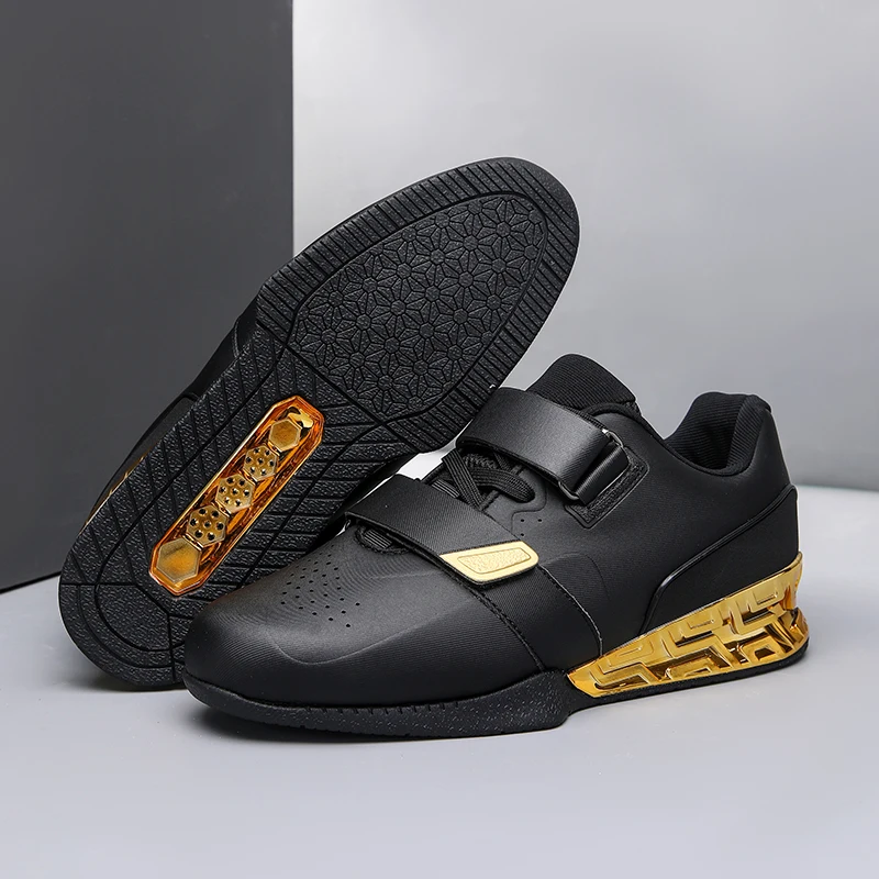 Custom Powerlifting Shoes Deadlift Lifting Shoes  Non Slip Bodybuilding Gym China Weightlifting Shoes For Men