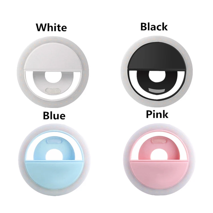 Epsilon Portable Rechargeable 3-level Brightness Makeup Mobile Phone Led Selfie Ring Light For Phone Other Mobil Phone Accessori