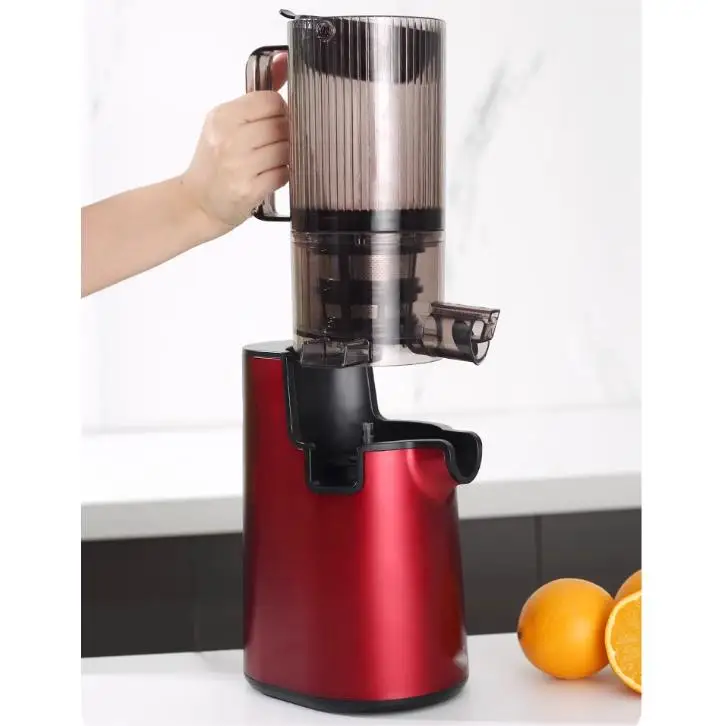 Wide Chute Maker Big Mouth Cold Press Vegetable Fruit Juice Vertical Slow Juicer Extractor Machine Quiet Dc Motor