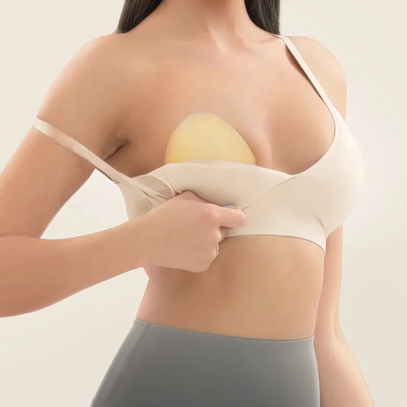 Fashion Style Bra Inserts Double Side Reusable double sided adhesive sticky bra inserts push up