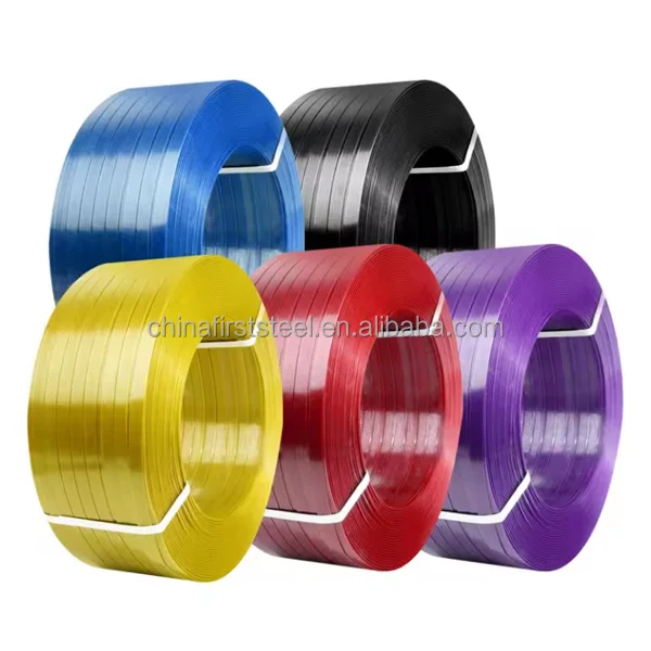 pneumatic pet plastic strap green tensile strength testing packing band