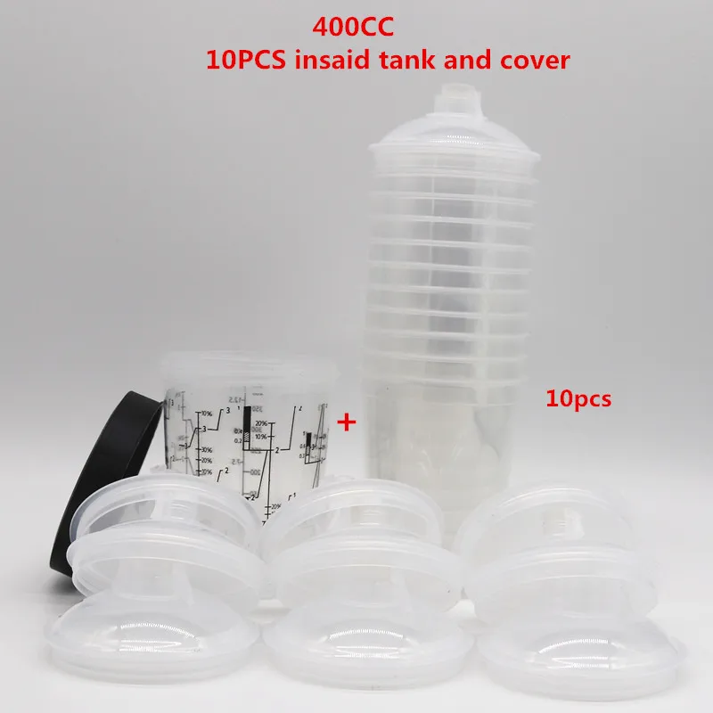 
Auto refinish paint mixing cups with wholesale price with collar,liner cup,lid and outer cup mixing cups paint 