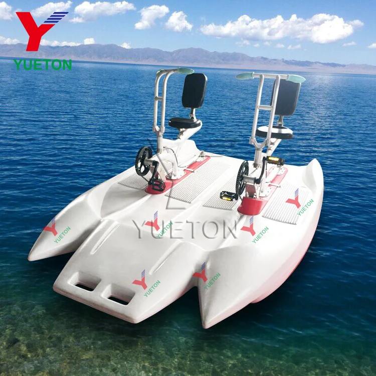 Water Park Pedal Boat Foldable Antirust Aluminum Alloy Pedal Water Bike Surf Bike