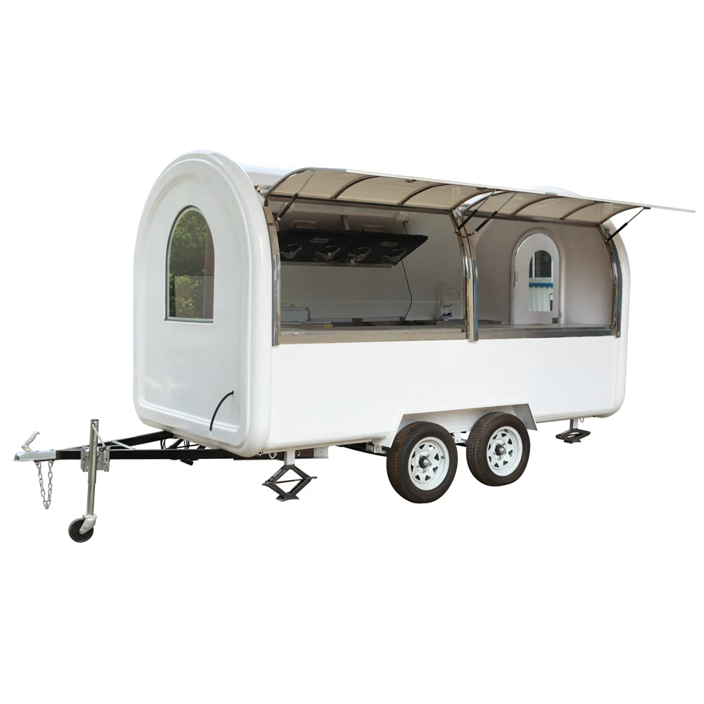 New arrival street mobile food truck cart travel camping camper trailer van bicycle