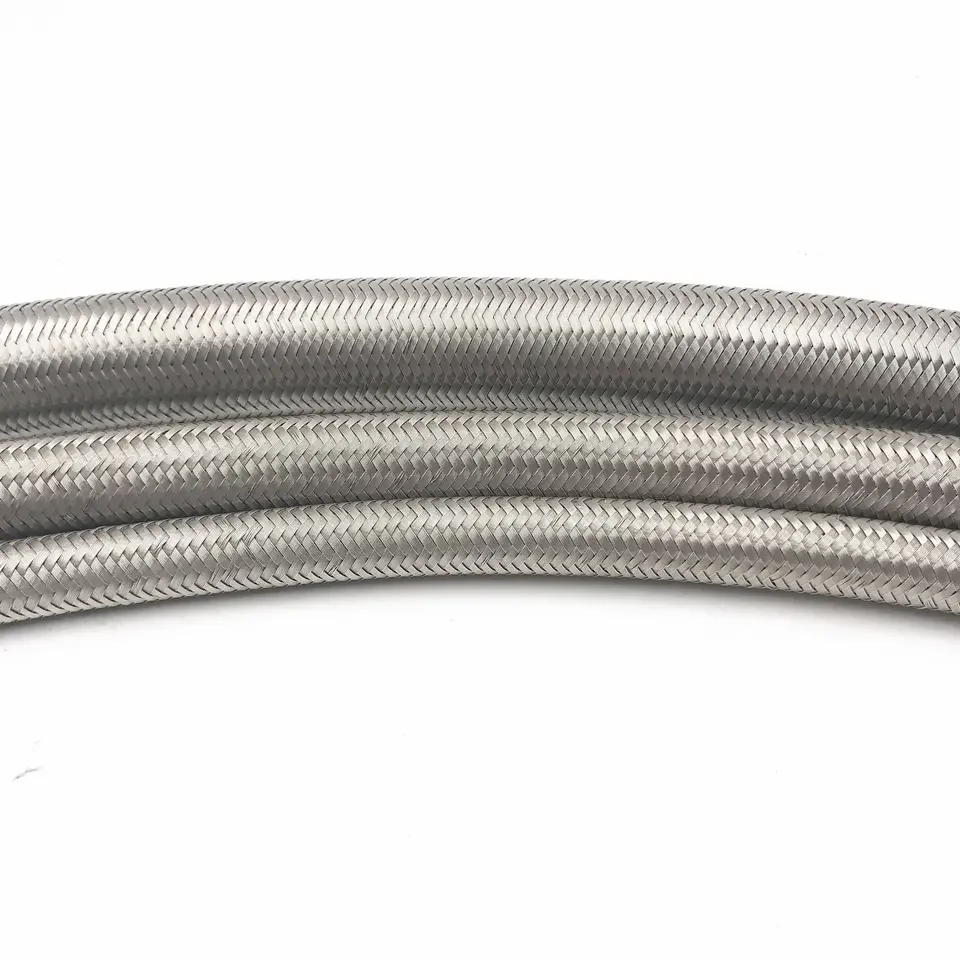 R14 Hose Durable High Temp Corrosion Resistance Ptfe Hose Flexible Ptfe Wire Braided Hose