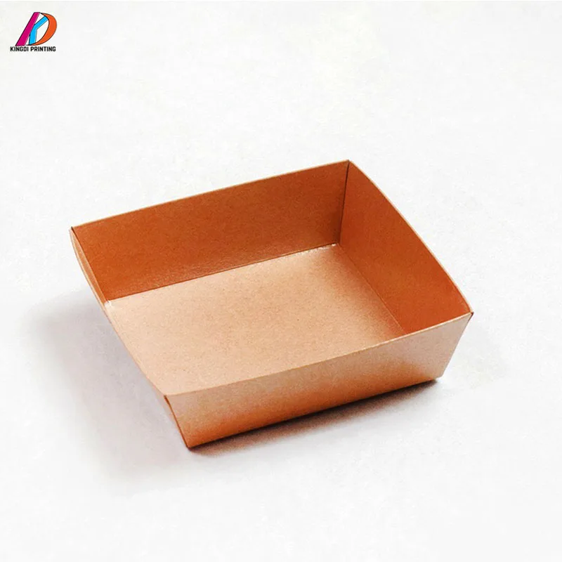 Custom Hot Sale Brown Kraft Paper Sala Packaging  Box With Transparent Lid