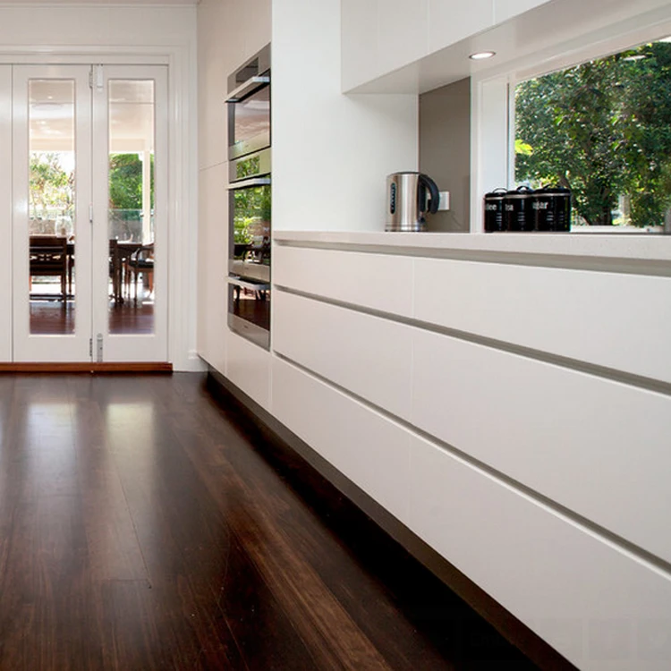 Australia Modern Standard Flat Pack Mdf 2pac shaker Kitchen Cabinets12ft large kitchen units set furniture