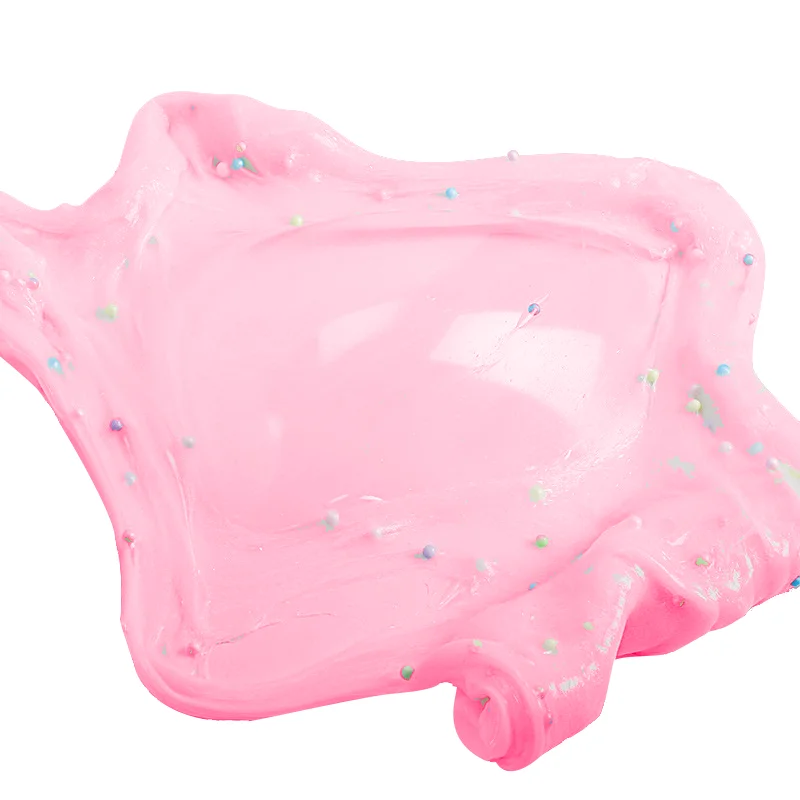 2024 Accept Custom Educational  Toy Glitter Glue Diy Slime Kit Putty Toy  For Kids With Plastic Fly Accessories