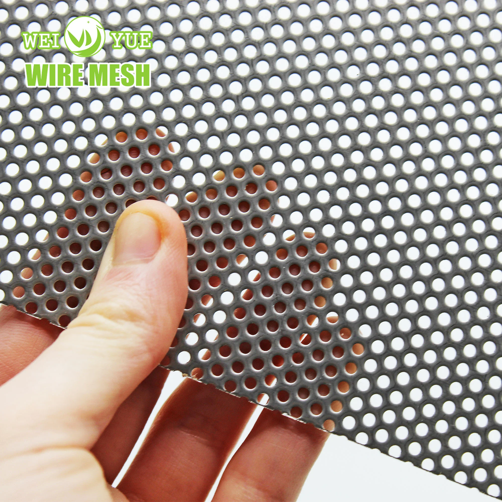 ISO Certification 304 and 316 Stainless Steel Round/Hexagonal Hole Perforated Building Metal Sheet