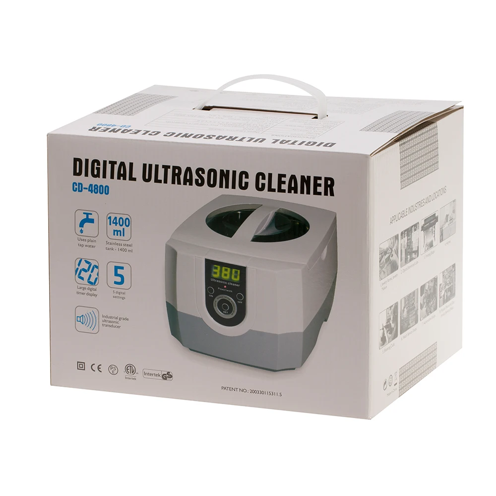 Professional glasses shop used Ultrasonic Cleaner 1.4l Ultrasound Cleaning Machine  ultrasonic decanter