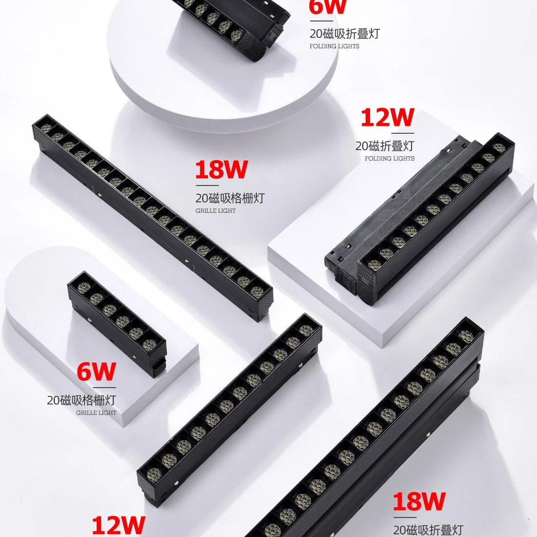 48V/220V Magnetic Track Light System Recessed Focus Lamp Linear Spotlight Led Track Light