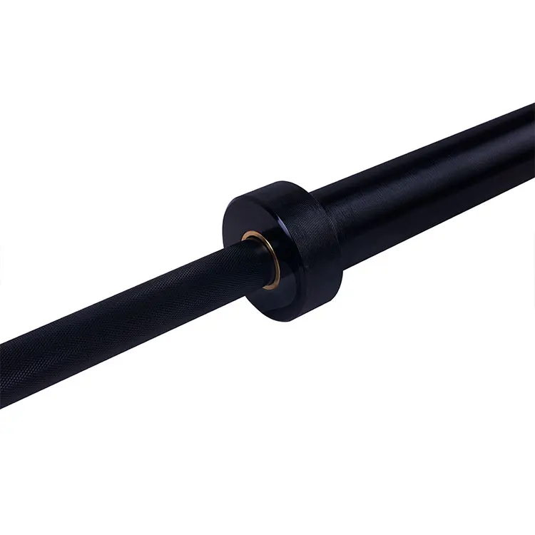 Black zinc barbell IWF weight lifting bar hard chrome barbells weight lifting 20kg barbell bar 7ft