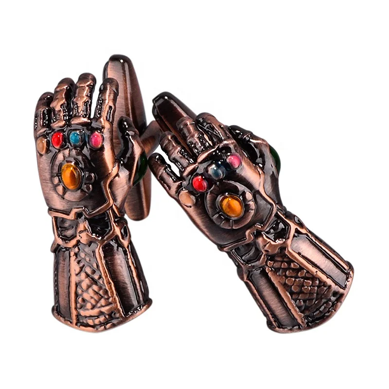 SAVOYSHI Novelty Cufflinks for Mens Suit Shirt Cuff High quality Red Copper Cuff links Brand Male Jewelry Gift