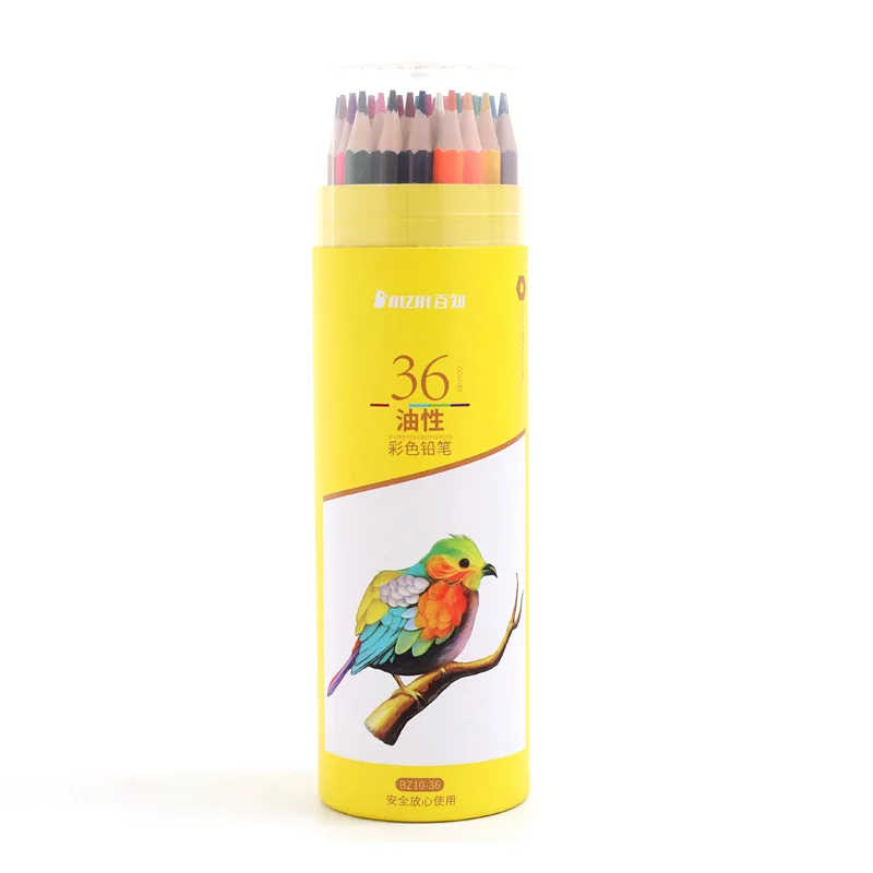 Оптовая продажа, канцелярские товары для рисования граффити для детей и школьников, водорастворимые цветные карандаши 48 цветов 36 цветов