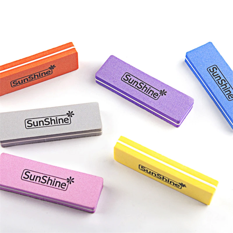 Sunshine Durable sponges block file Abrasive Finger Custom Mini Sponge Nail File Wholesale Beauty Nail Tools
