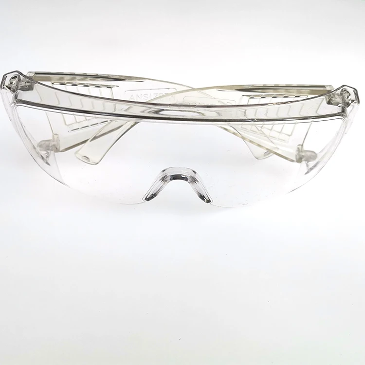 Hot sale transparent customized protective eyes glasses protection safety Anti-Fog Lens Goggle safety glasses cycling glasses