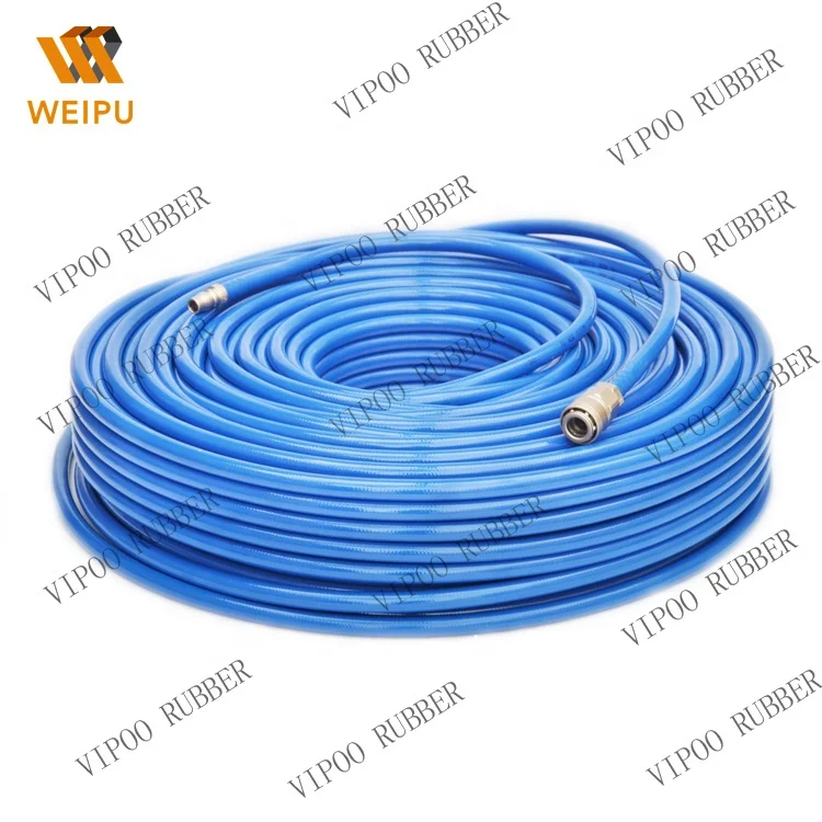 High quality flexible high pressure steel wire reinforced polyurethane hose made in China factory