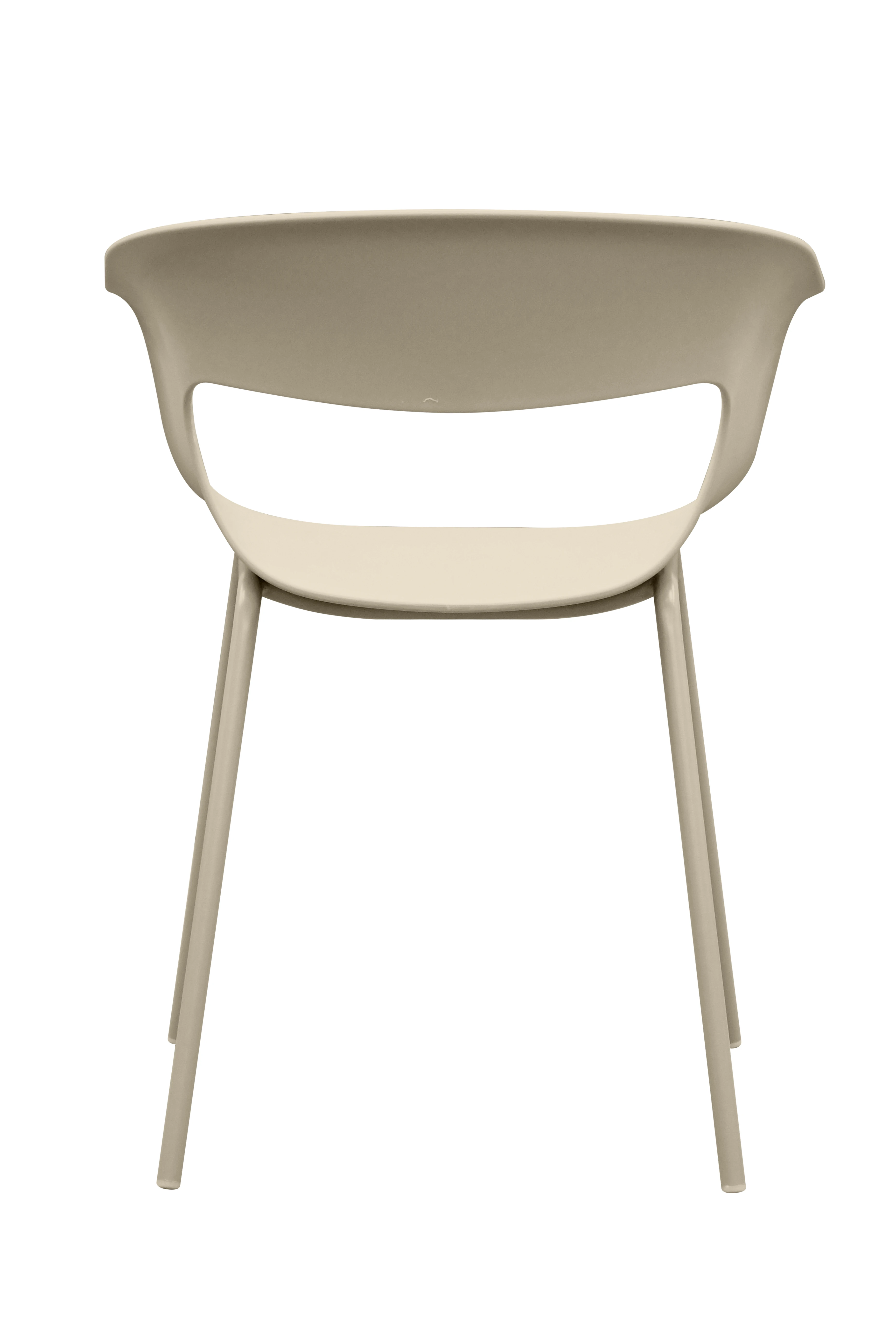 Modern Design  China Factory Plastic Mesh Chair Dining Room PP Seat Plastic Dining chairs