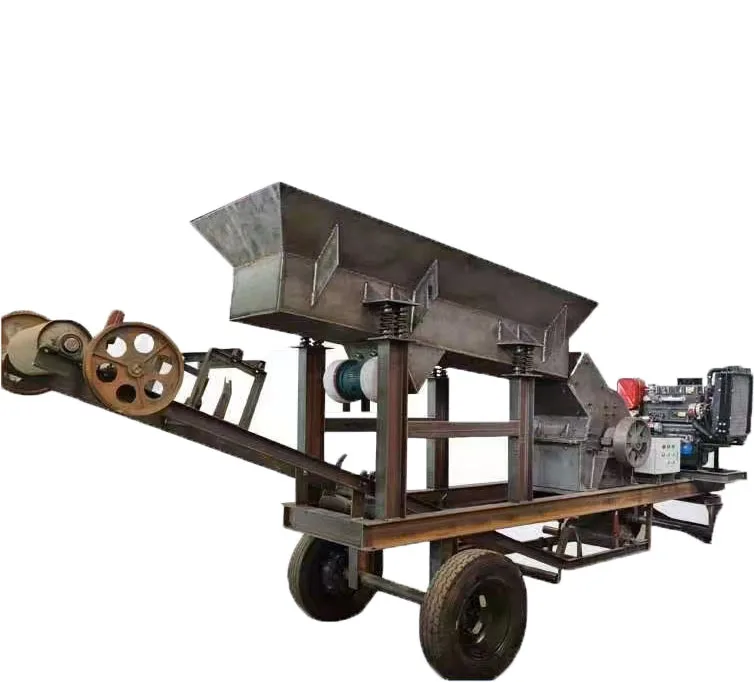 Hammer crusher for crushing Hammer rock crusher Motor version mining machinery hammer stone crusher