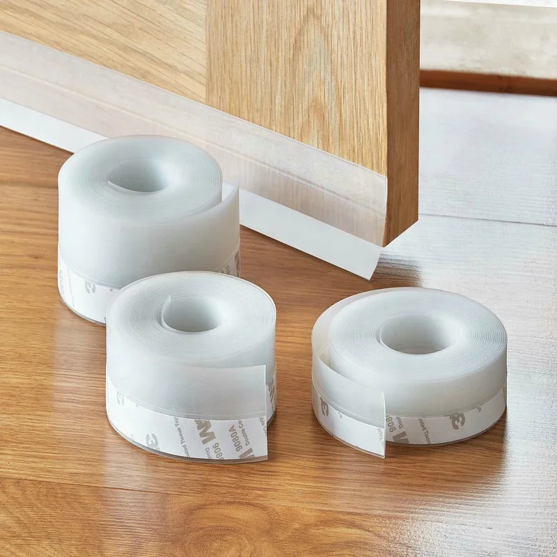 Self Adhesive Door Windshield Sealing Tape Window Door Bottom Edge Seal Strip Door and Window Seals Draught Away
