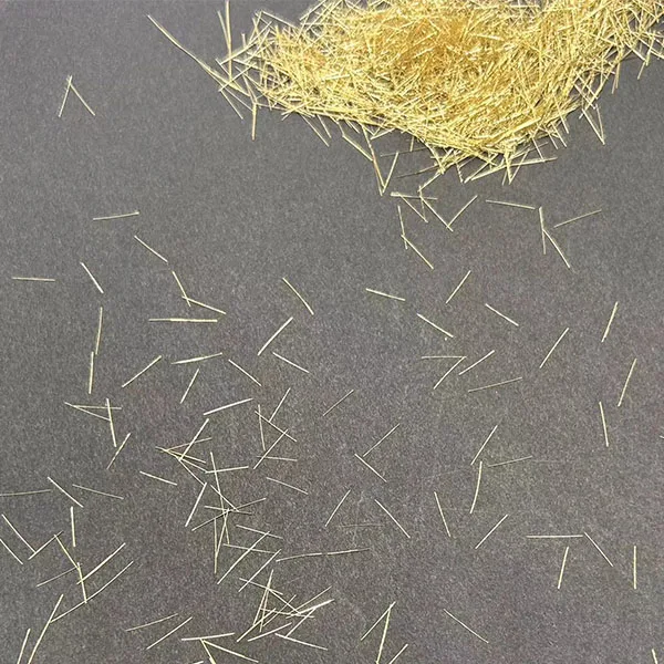 8/0.12 Finest Steel Short Cut Fiber Used for Concrete Fibre UHPC Explosive Copper Micro Steel Fiber