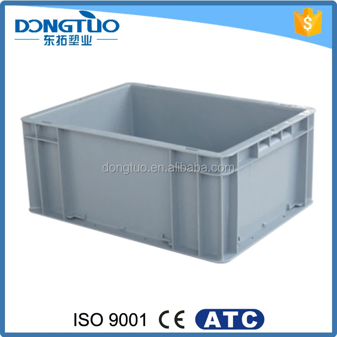 Euro Logistic Storage Moving Turnover Crate Box Large Stackable Wholesale Plastic Plastico Plastic Transport Solid Box