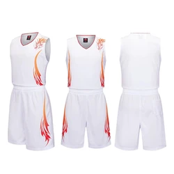 Logo Printing Boys Basketball Football Jersey Uniform 2 Piece Tracksuit Quick Dry T-Shirts Top with Shorts Set