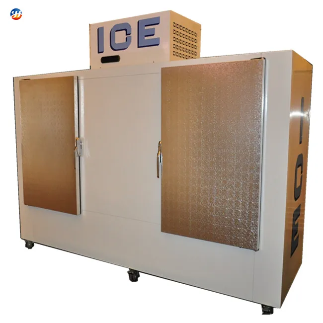Ice Storage Freezer Ice Bagged Merchandiser For Milk Tea Shop