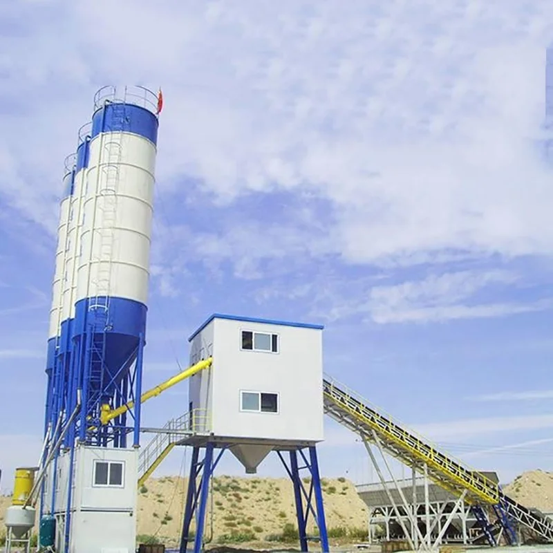 Производитель Henan Hzs90 Высококачественная установка для мокрой смеси бетономешалка 90 м3/ч