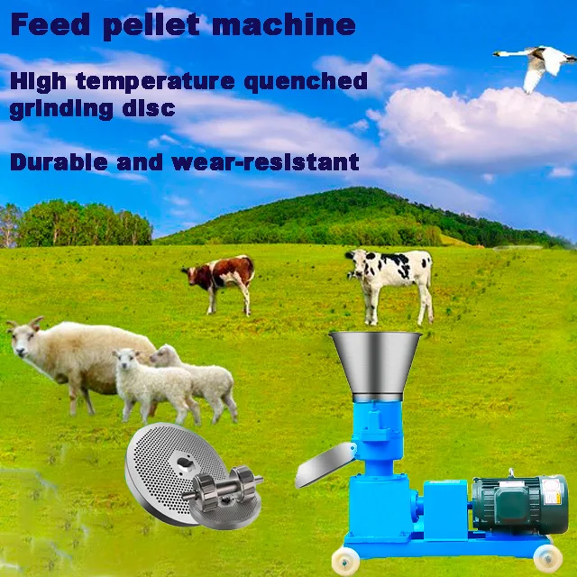 Poultry Animal Pellet Feed Machine Pellet Mill For Cattle Feed