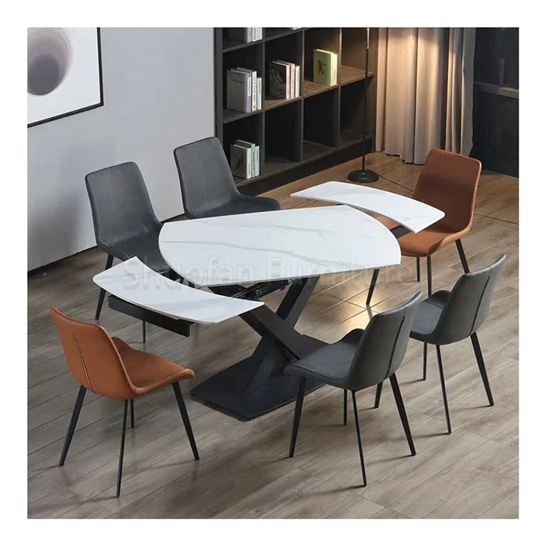 Factory Hot Sale Nordic Chair Furniture Luxury Dining Set Marble Dinning Table And Chairs With Reasonable Price