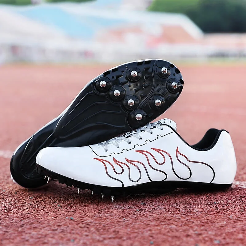 Track and Fields Shoes Professional Mens Womens Unisex Running Sport Shoes with Spikes Athletics Jump Hurdle Track Spikes Shoes