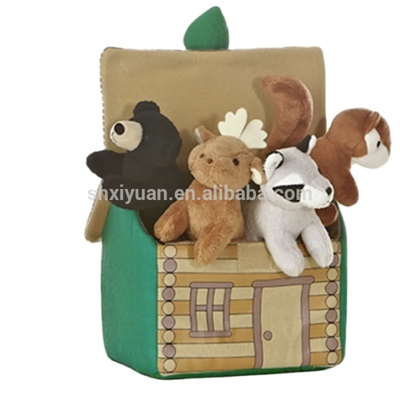 multi animal toys set - flocked animals toy