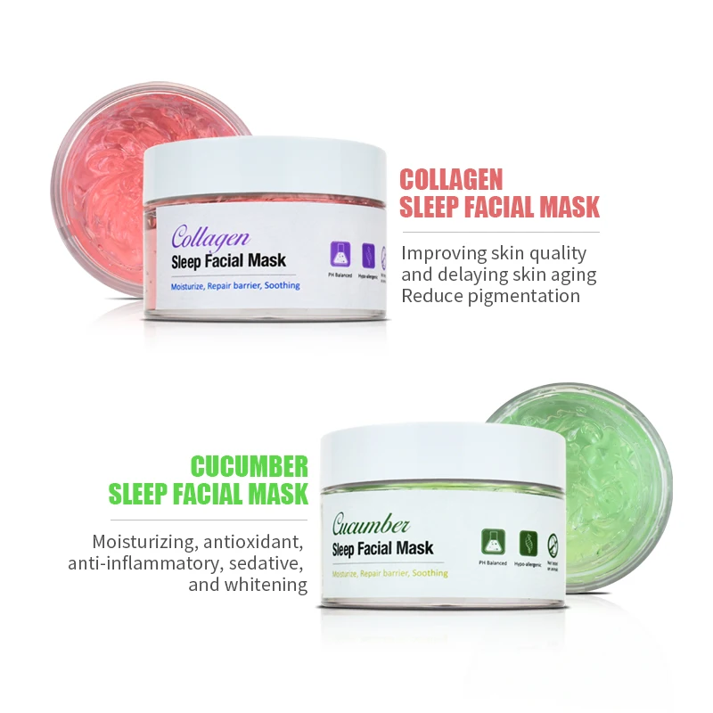plant fruit face mask hydrating mask hydration sleeping mask for facial skin care and nutrition