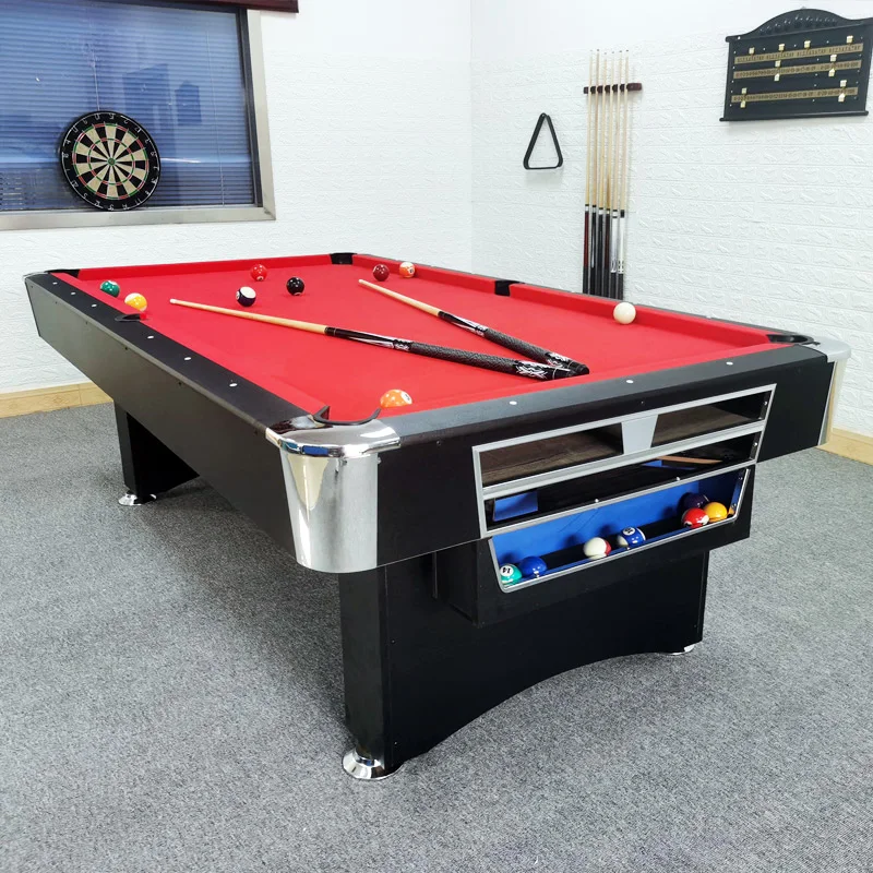 High Quality Multi- Functional American Style 7FT 8FT  Indoor MDF Billiard Poo Table and Table Tennis Table