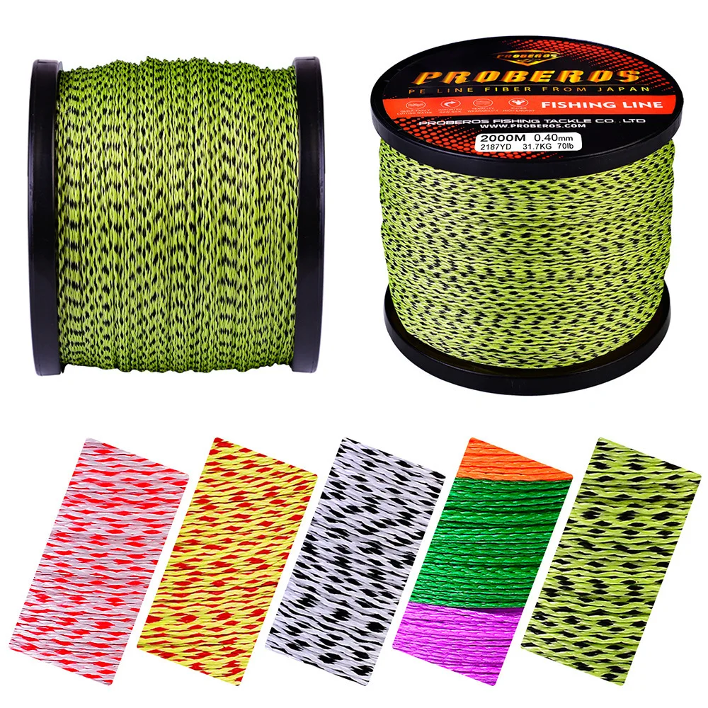 9-braided 2000m 9-strand PE braided Dali horse line, main line for rock and sea fishing