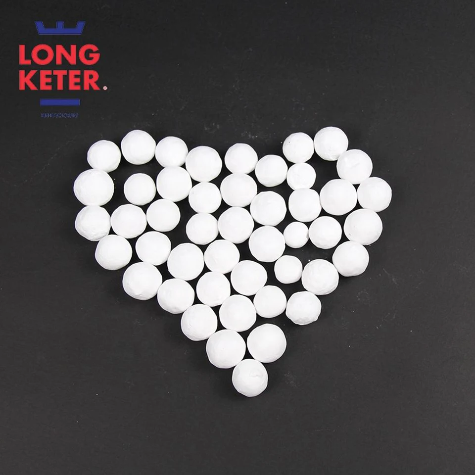 Industrial High Alumina Al2O3 High Alumina Ceramic Ball 99 Fire Brick Tabular Alumina Ball