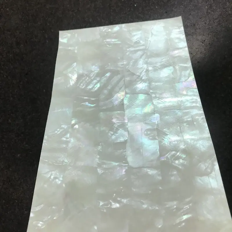 Natural white sea shell mop sheet aa grade new zealand abalone flexible shell sheet mother of pearl for kitchen design