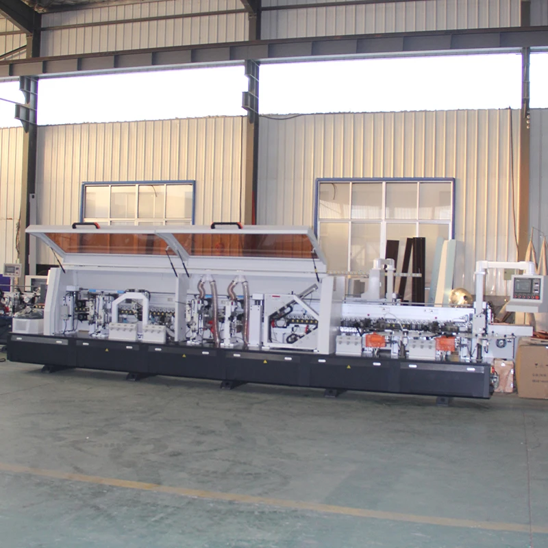full automatic pvc wood pre milling cutter edge banding making machine portable edge bander