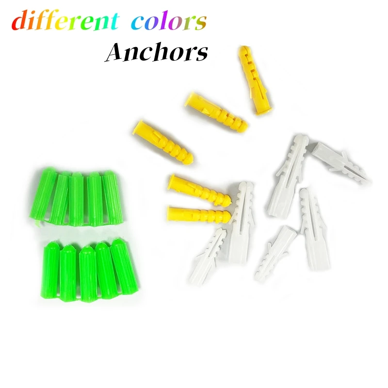 Top quality with bottom price plastic nylon hammer drive nail anchor Competitive Price PA/PE/Nylon Drywall Anchor with l Screw