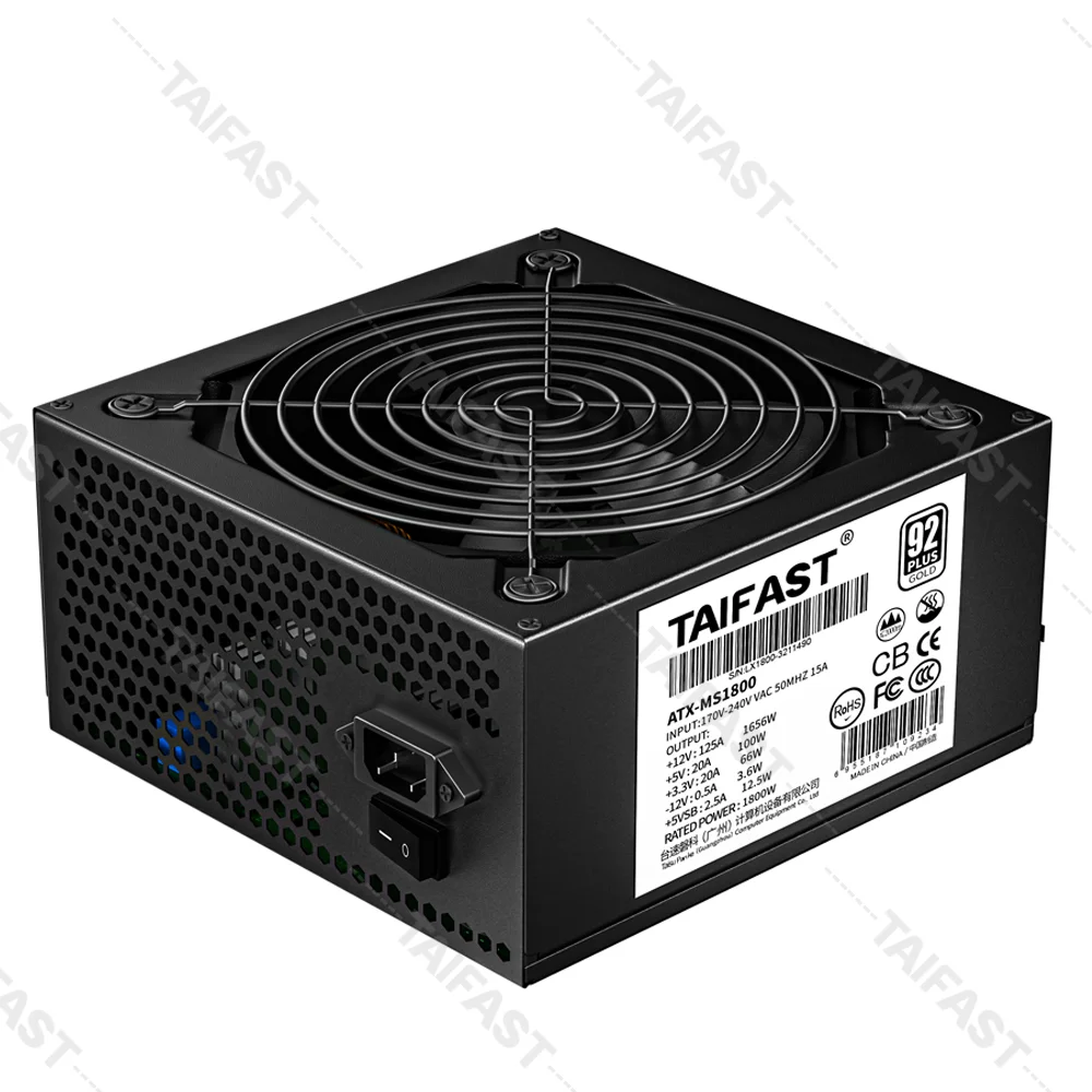 Фирменная Новинка Лидер продаж ATX PSU 1600W 1800W 2000W 110V 220V Полный блок питания для GPU Полный Модуль Блок питания для компьютера ПК