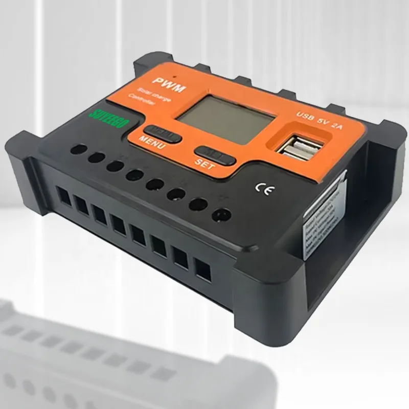 SUYEEGO 12v 24v solar charging controller PWM lithium ion battery solar charge controller 50A 60A