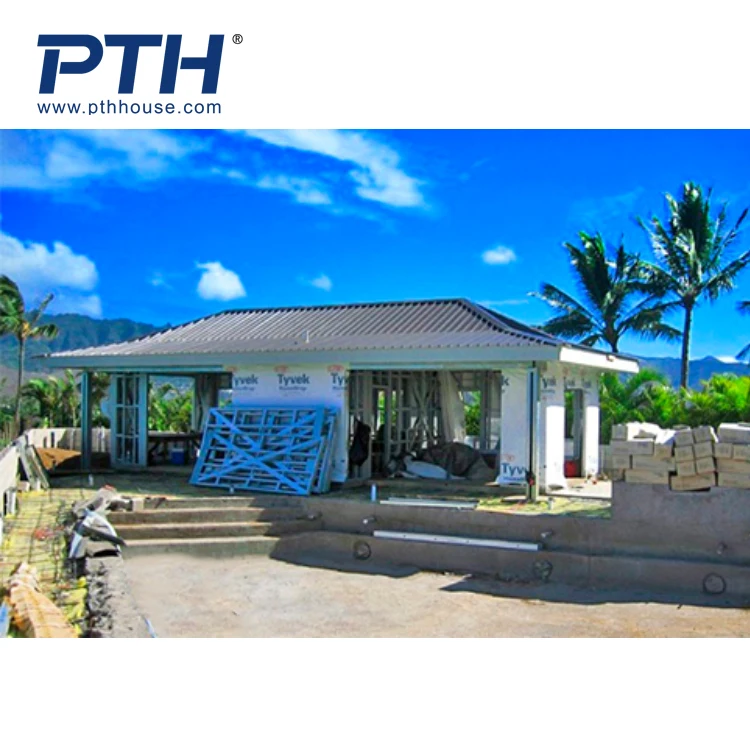 Удобный жилой модульный дом, сборный дом, быстрая сборка, легкая стальная конструкция, вилла