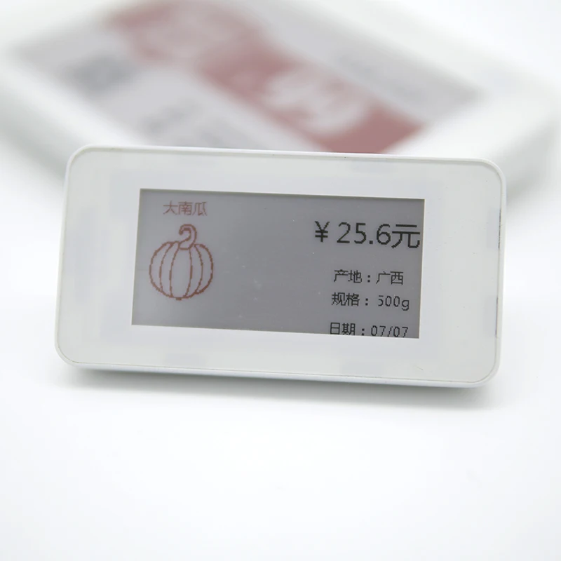 2.4GHz esl 7.5inch electronic shelf labels Price Tag electronic shelf label nfc ble esl