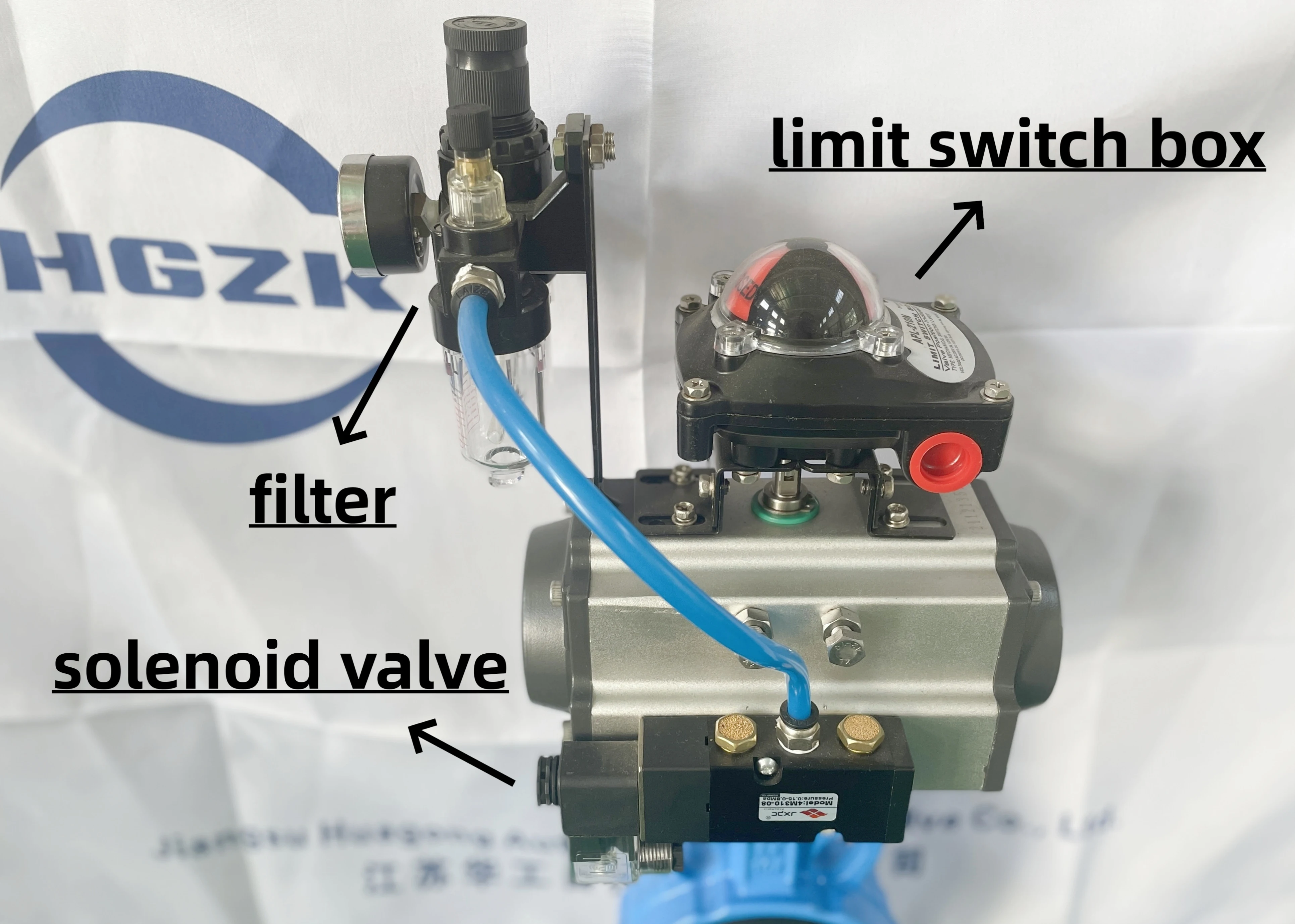 Пневматический шаровой кран серия винтовая резьба нержавеющая сталь пластик двухсторонний трехсторонний