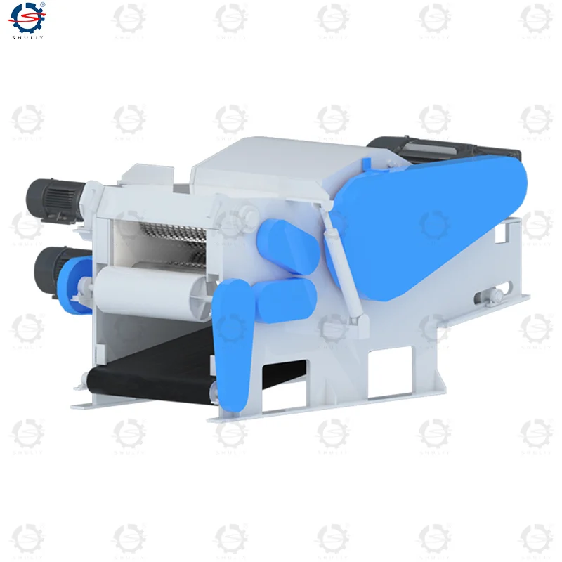  High efficiency wood drum