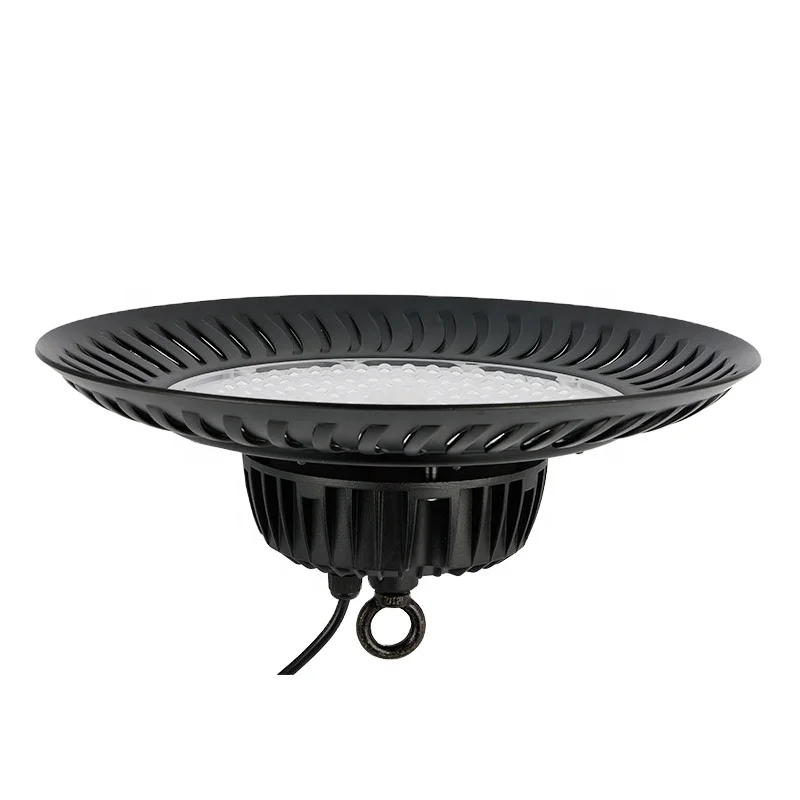 
Wholesale price factory warehouse workshop industrial IP65 150w high quality dimmable led linear ufo high bay light 