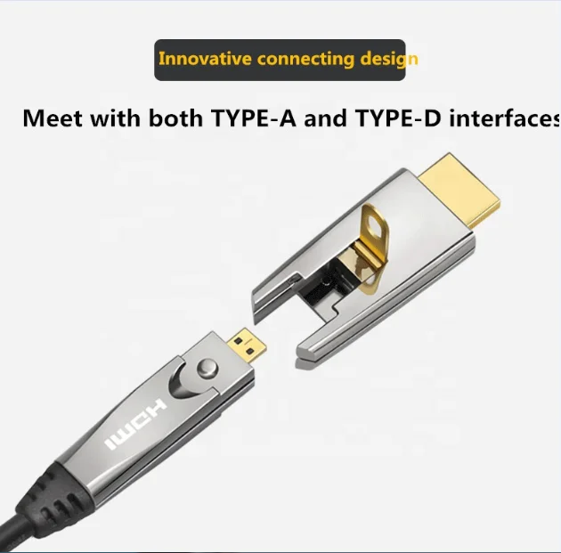 Оптоволоконный кабель HDMI Oem 3d Real 4k 60 Гц для Hdmi 2,0/1,5 м/10 м/50 м/100 м/200 м
