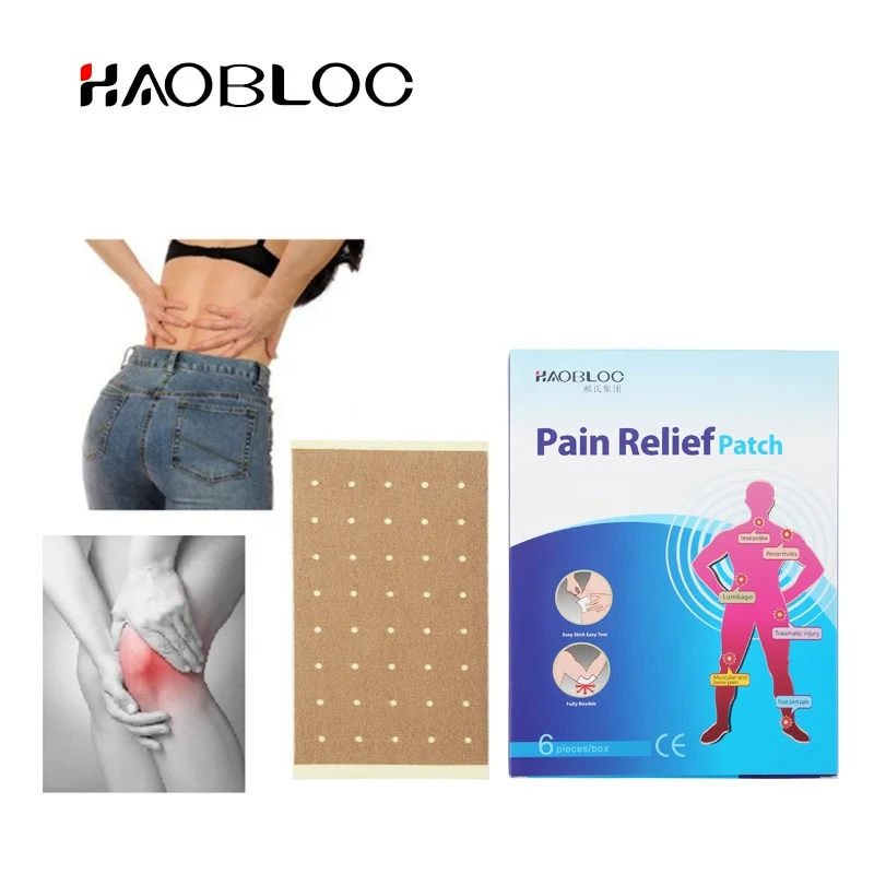 Болевой пластырь для спины/Haobloc болевой пластырь/китайский мышечной боли